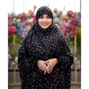 Alternative view of Khimar with plaju - Code 120